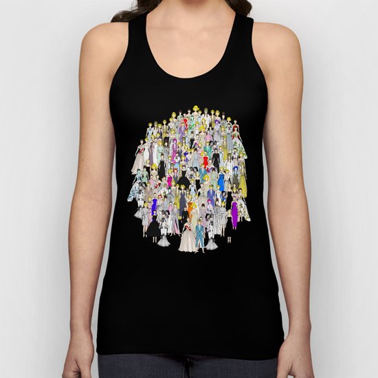 Audrey Marilyn Punks in Tokyo Unisex Tank Top