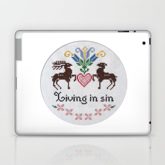 Living In Sin Laptop & iPad Skin