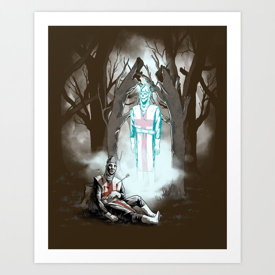 The Fallen Templar Art Print