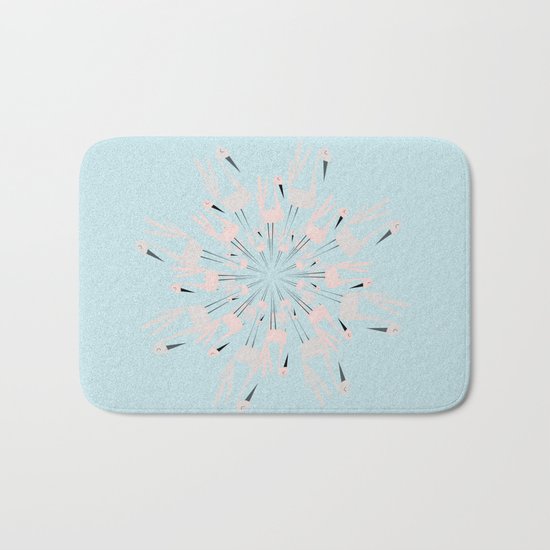 dancing with swans Bath Mat