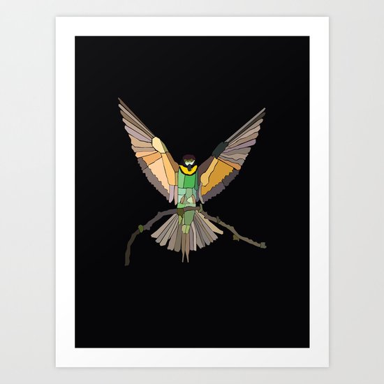 Bird Ripple Art Print