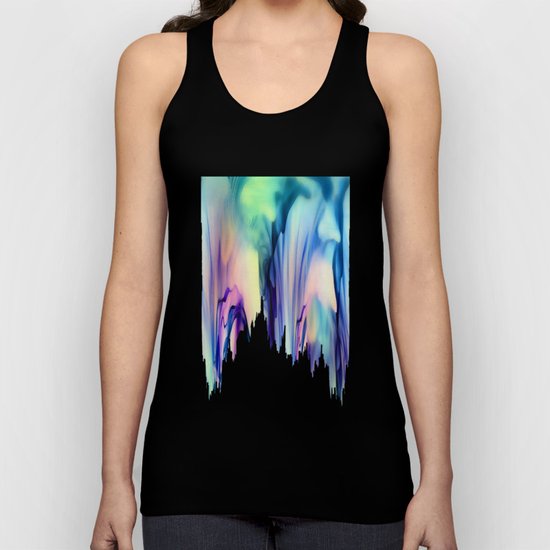 Flow in Blue and Purple Unisex Tank Top