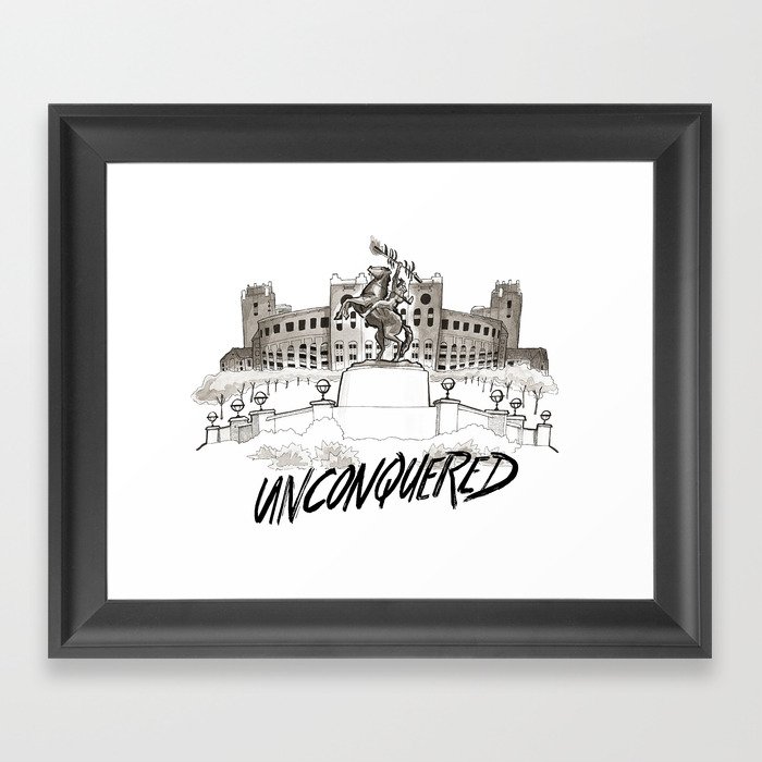Unconquered - FSU Print Framed Art Print