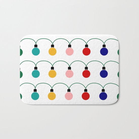 Christmas Light Bath Mat