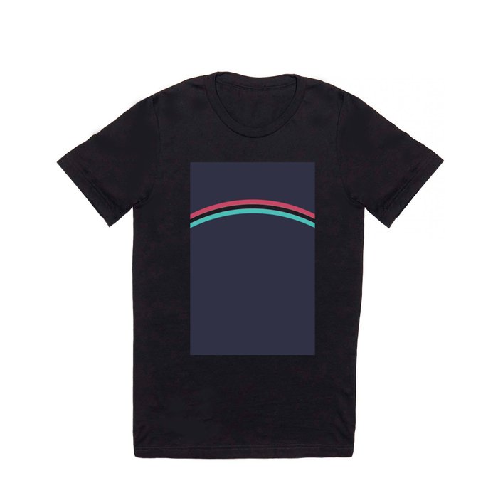 Italo Retro Rainbow T Shirt