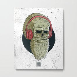 Headphones Metal Print