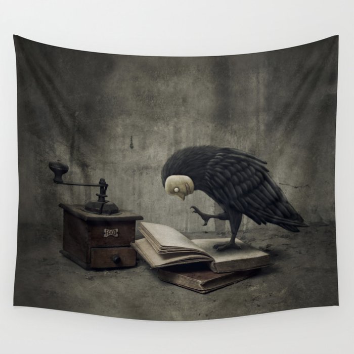 The raven Wall Tapestry