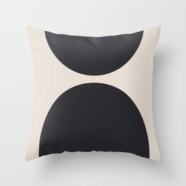 Scandinavian Minimalist Abstract Arches  Throw Pillow