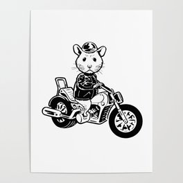 Moto Hamster Poster