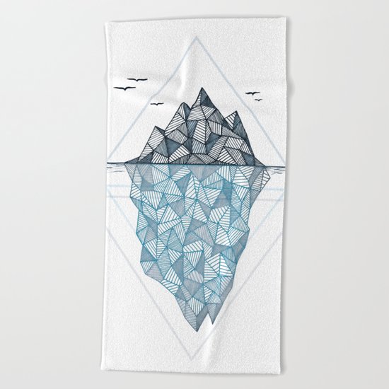 Iceberg Beach Towel