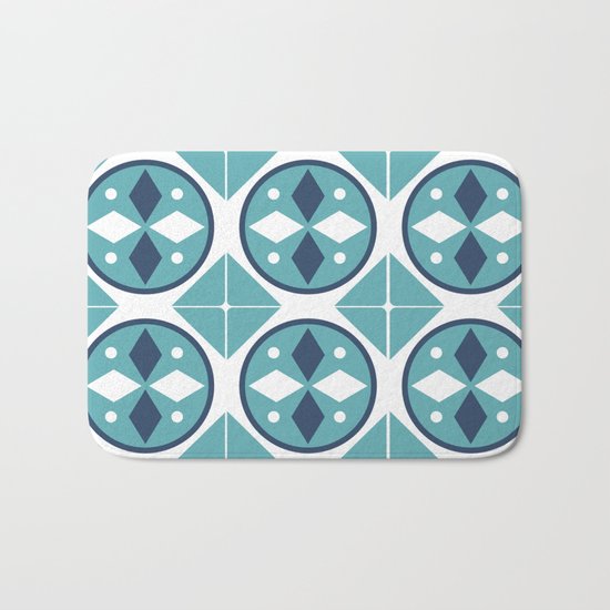 Azulejos Portugal 2 Bath Mat