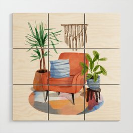 Indoor Plants 2 Wood Wall Art