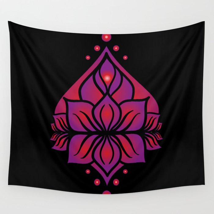 Spring Yoni Wall Tapestry