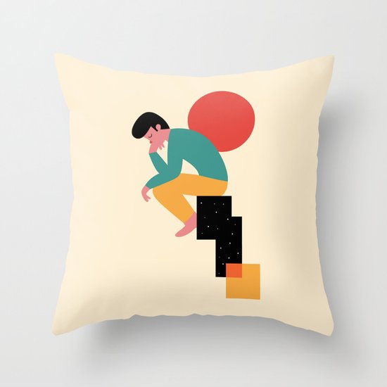 Think Throw Pillow