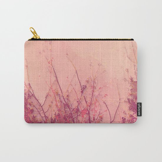 Lost in Pink (Carmine Pink Botanic Garden) Carry-All Pouch