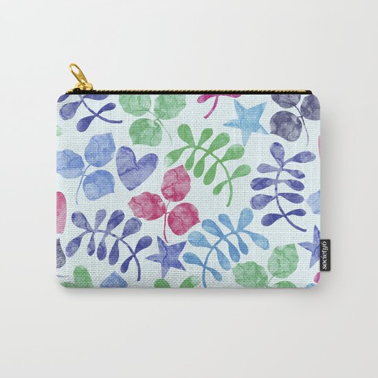 Watercolor Floral Pattern II Carry-All Pouch