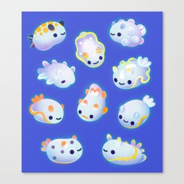 White sea slug Canvas Print