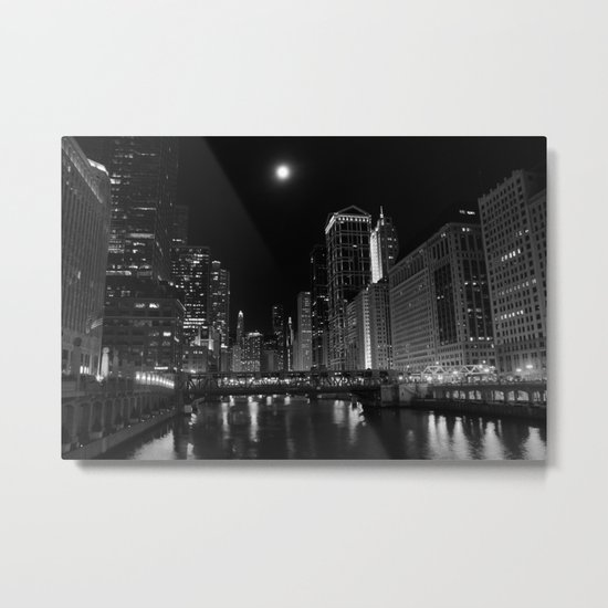 Downtown Chicago Metal Print