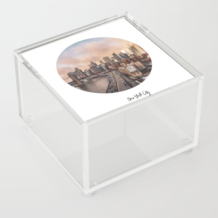 New York City Skyline Acrylic Box