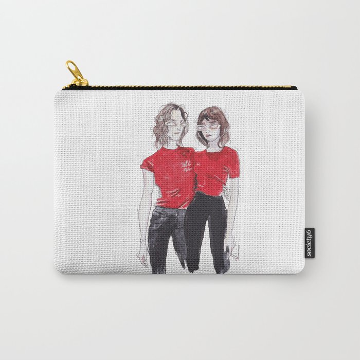 red twins Carry-All Pouch