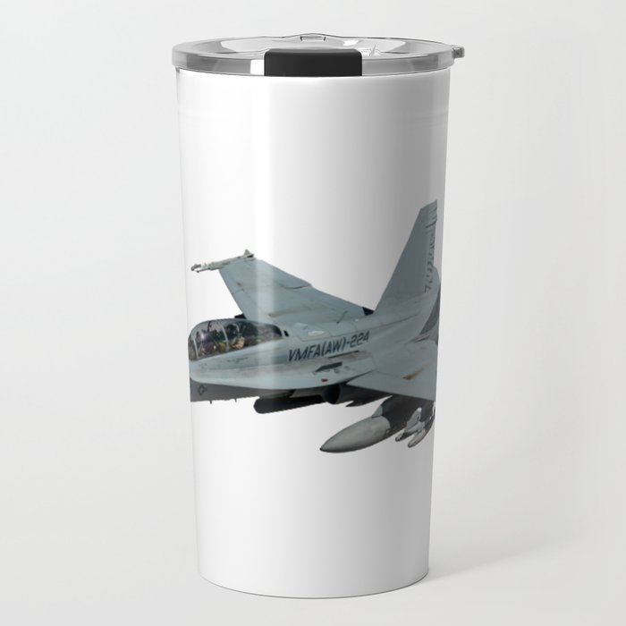 Jet Hornet Fighter Plane USA For Kids Air Force Travel Mug