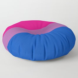 BiSexual pride flag colors Floor Pillow