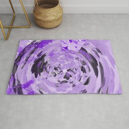 purple abstract Area & Throw Rug