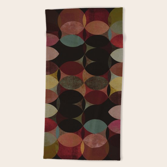 Circles V Beach Towel