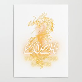 Year of The Dragon 2024  Poster