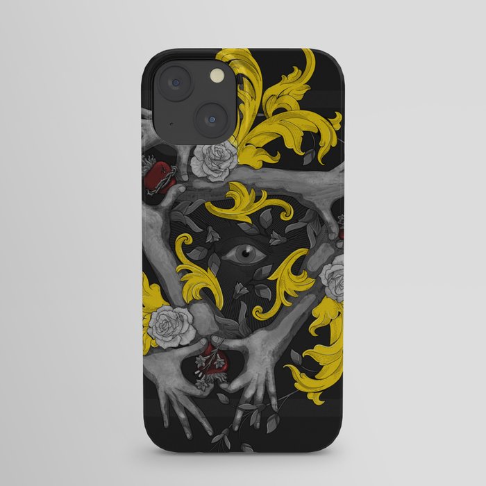 Hands and Hearts iPhone Case