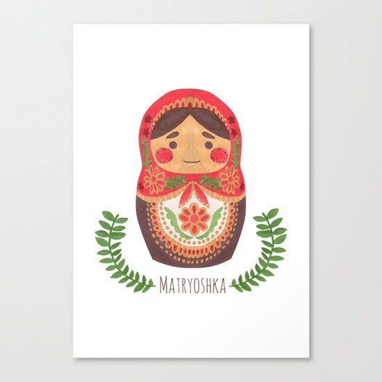 Matryoshka Doll Canvas Print