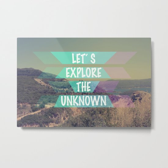 EXPLORE Metal Print