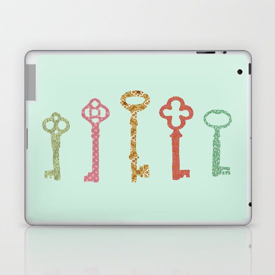 Skeleton Keys Laptop & iPad Skin