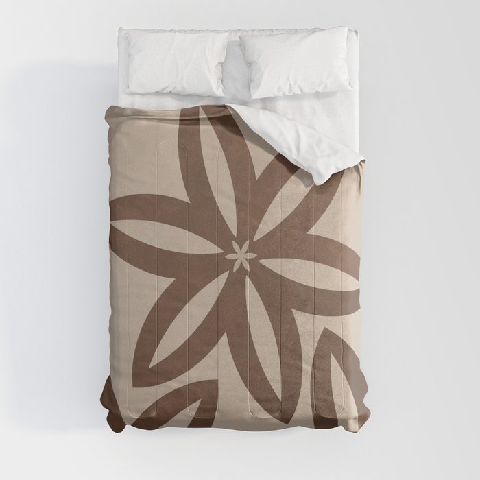 Geometric Flower Comforter