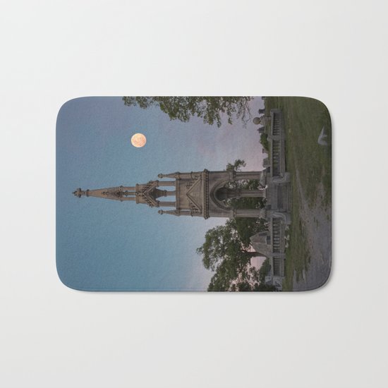 Cemetery Monument Bath Mat