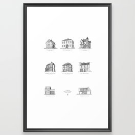 London architecture Framed Art Print