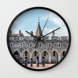 Changing of the Guard Windsor Castle England  Wall Clock