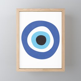 Evil Eye Symbol Framed Mini Art Print