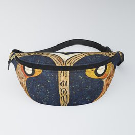 Owl, in the style of Book of Kells Fanny Pack