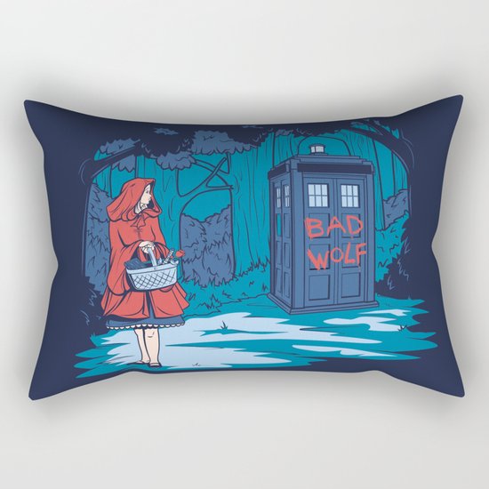 Big Bad Wolf Rectangular Pillow