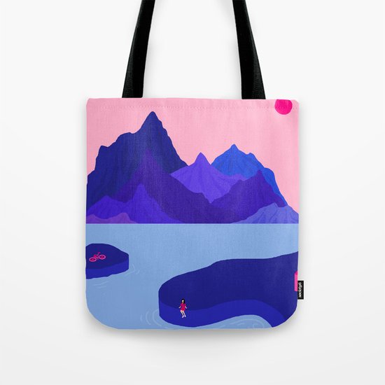 Mountain Hike//Missing Bike Tote Bag