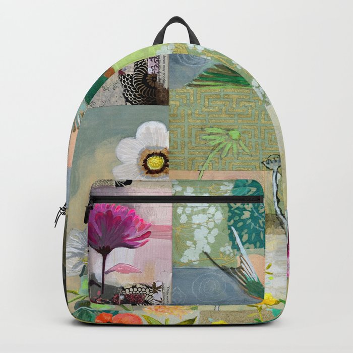 Where Flowers Dream Backpack by cathy nichols Society6
