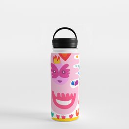 Summer Abstract Graffiti Colorful Creatures  Water Bottle
