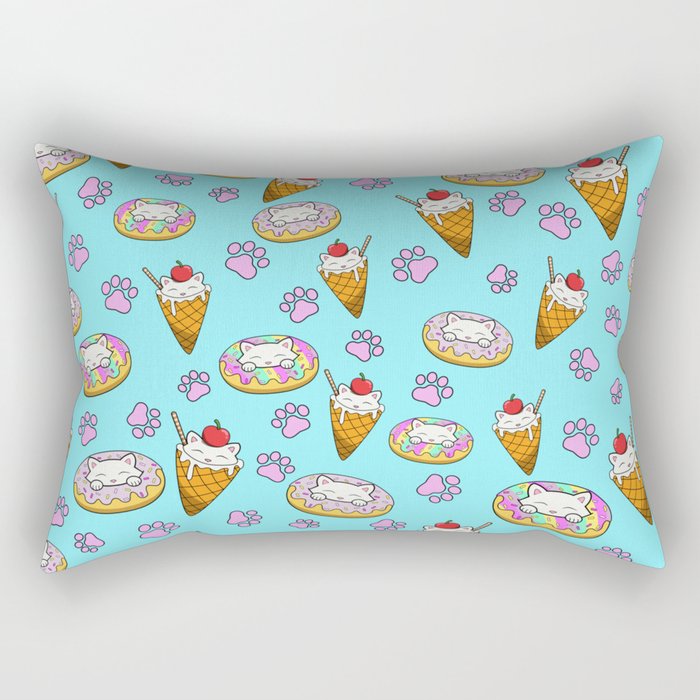 Ice cream pattern Rectangular Pillow