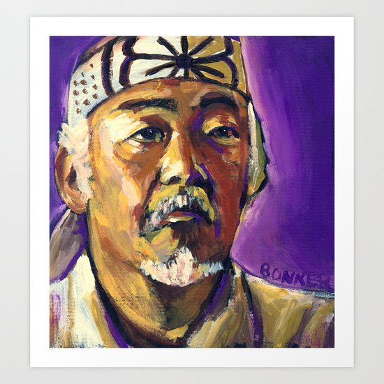 Mr Miyagi Art Print
