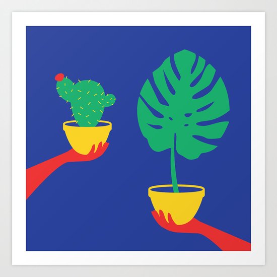 Plants Art Print