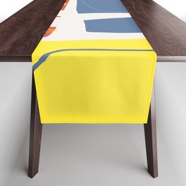 The three primaries abstract Table Runner