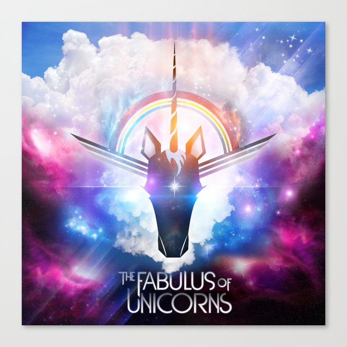 The Fabulus of Unicorns Canvas Print