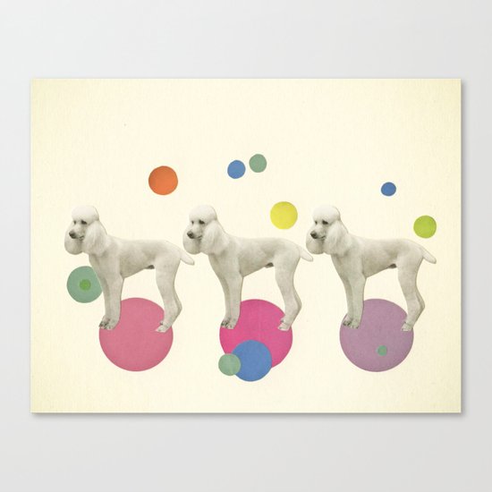 Oodles of Poodles Canvas Print