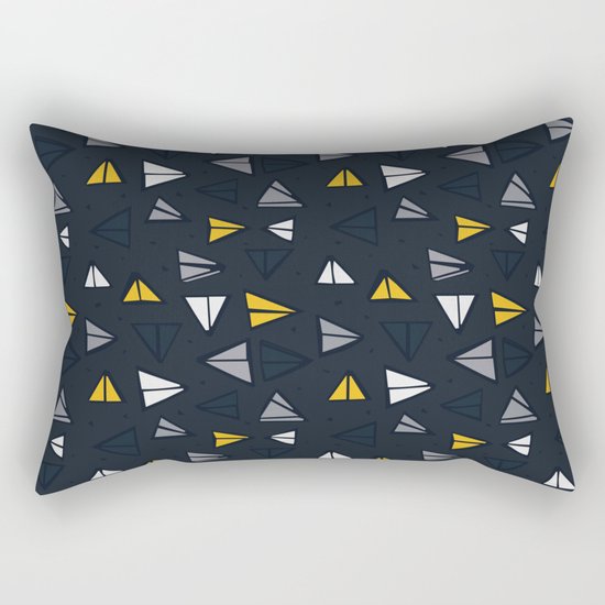 Triangle Trail Rectangular Pillow
